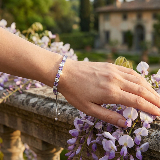 Bracciale Tennis Donna Argento 925 con Zirconi – Febbraio