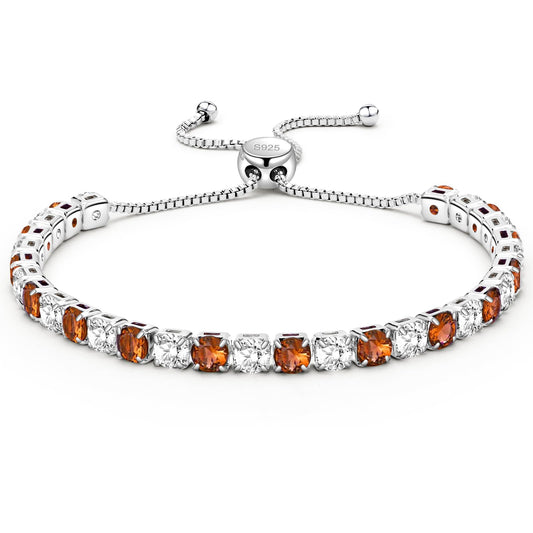 Bracciale Tennis Donna Argento 925 con Zirconi – Gennaio