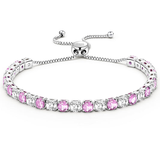 Bracciale Tennis Donna Argento 925 con Zirconi – Ottobre