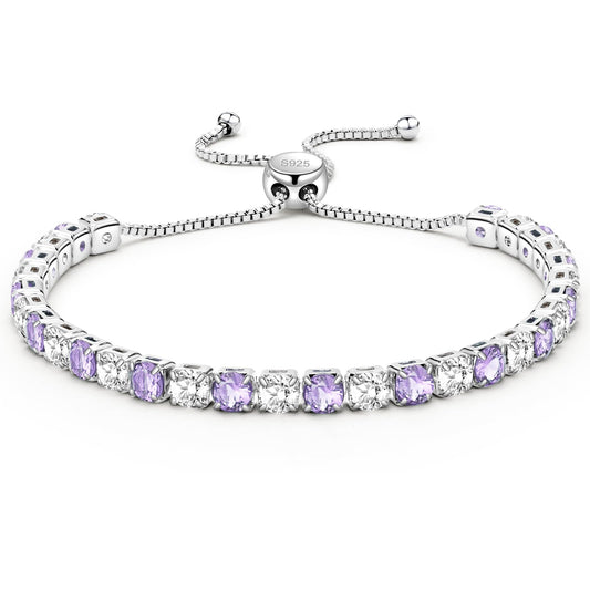 Bracciale Tennis Donna Argento 925 con Zirconi – Giugno