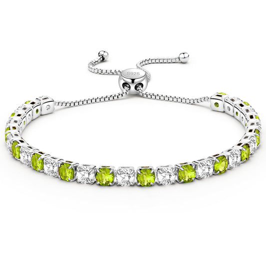 Bracciale Tennis Donna Argento 925 con Zirconi – Agosto