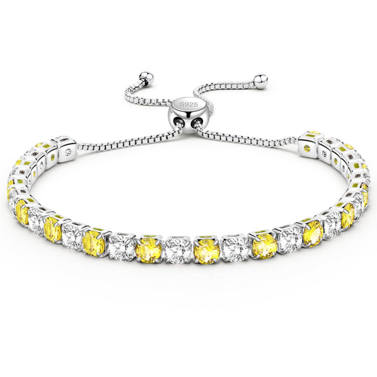 Bracciale Tennis Donna Argento 925 con Zirconi – Novembre